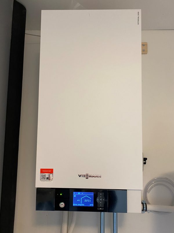 Viessmann vitocal 200-S ilmavesilämpöpumppu asennuskuva