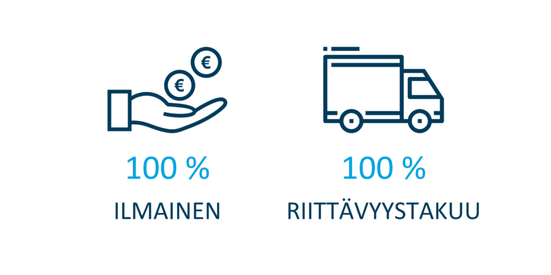 Heatcon määrälaskentapalvelu 100% ilmainen ja 100% riittävyystakuu